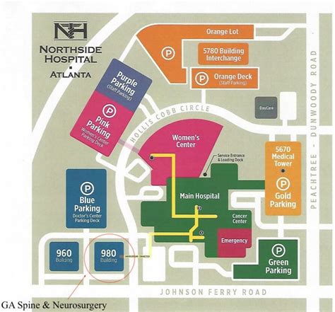 campus-parking-map - Georgia Spine & Neurosurgery Center