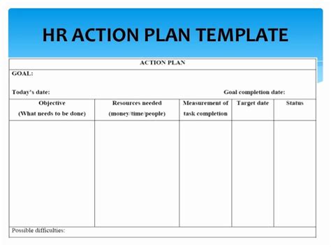 Hr Strategic Plan Template | Letter Example Template