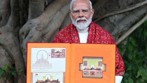 Ayodhya Ram Mandir: PM Modi releases postage stamps, book on Ram temple | Today News