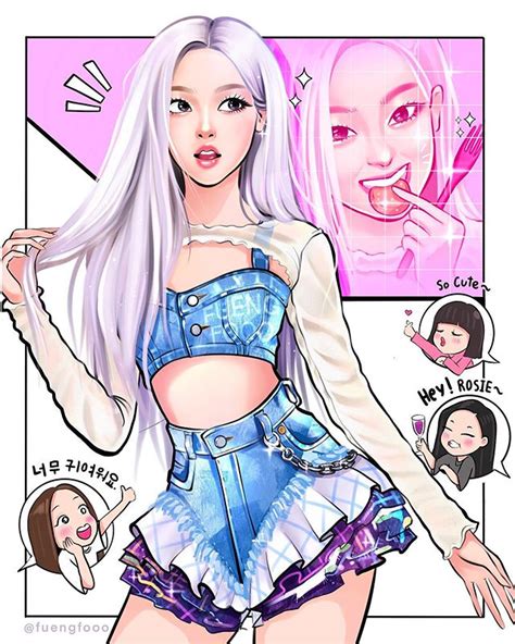 𝗂𝗅𝗅𝗎𝗌𝗍𝗋𝖺𝗍𝗂𝗈𝗇 | 𝖿𝖺𝗇𝖺𝗋𝗍 (@fuengfooo) • Instagram photos and videos | Rosé fanart, Black pink ...