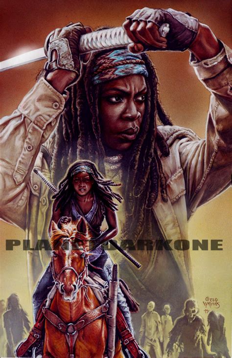 TWD - MICHONNE by PlanetDarkOne on DeviantArt