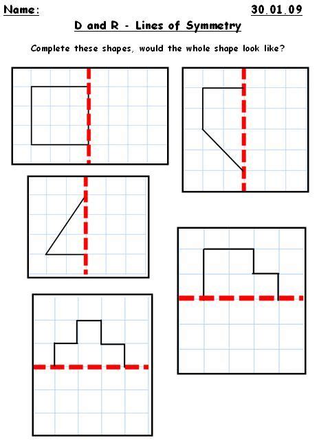 Symmetry along a mirror line. - Resources - TES | Istruzione, Matematica elementari, Le idee ...