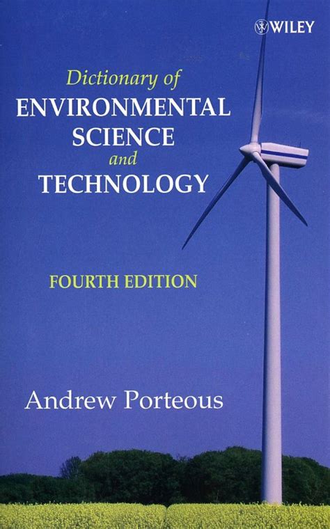 Dictionary of Environmental Science and Technology | NHBS Academic & Professional Books