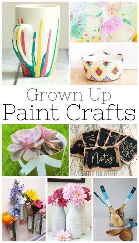 25 simple Paint Crafts for easy home decor | NellieBellie