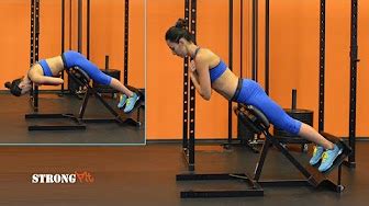 45 Degree Hyperextension Exercises - YouTube