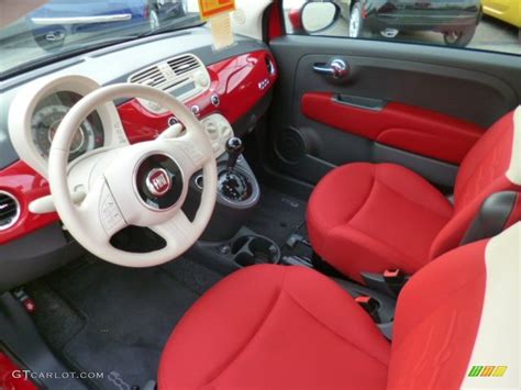 2012 Fiat 500 Pop Interior Color Photos | GTCarLot.com