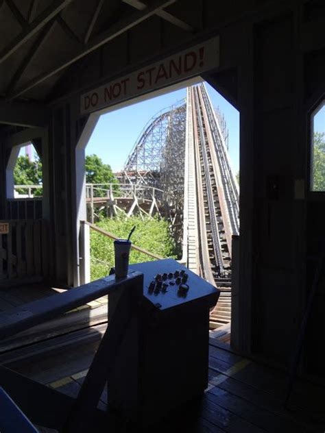 Silverwood Theme Park wooden roller coaster - Idaho, USA....went on ...