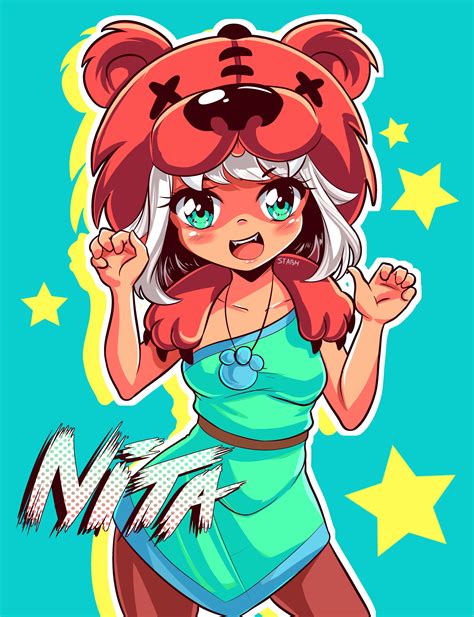 Nita Brawl stars by StarhSAMA on DeviantArt