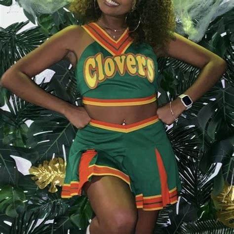 CLOVERS CHEERLEADER HALLOWEEN COSTUME - Only worn... - Depop