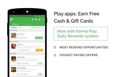 appKarma Rewards & Gift Cards - Android Apps on Google Play