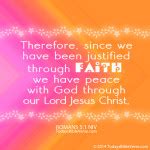 Justified Through Faith - Todays Bible Verse