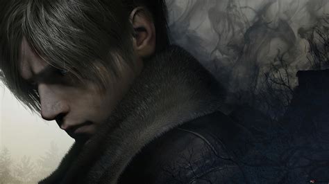 Resident Evil 4 Remake Leon poster 4K wallpaper download