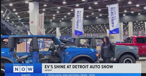 Electric vehicles shine at the auto show - CBS Detroit