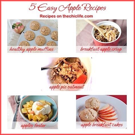 5 Easy Apple Recipes & Orchard Video & Exciting News - The Chic Life