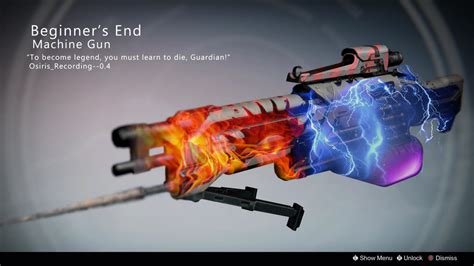 Begginer's End - Destiny Exotic Weapon Concept by LordOfManyMyths on ...