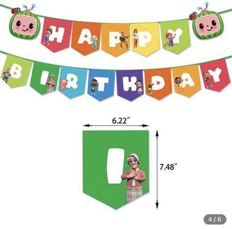 BRAND NEW COCOMELON JJ birthday party supplies, Hobbies & Toys, Stationery & Craft, Occasions ...