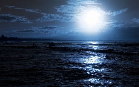 Ocean Waves at Night Wallpapers - Top Free Ocean Waves at Night Backgrounds - WallpaperAccess