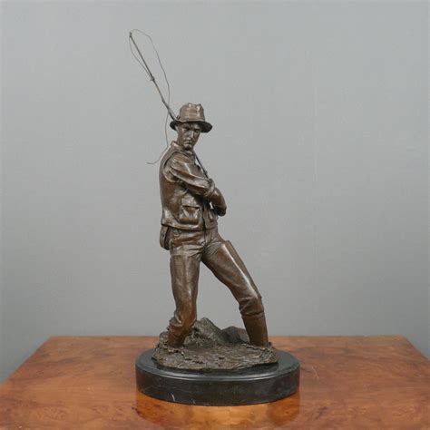 Bronze Sculpture - The fisherman - Statues