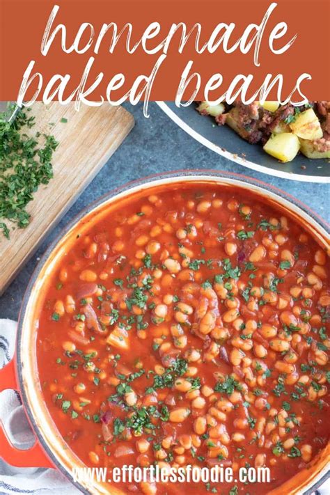 Homemade British Baked Beans Recipe - Effortless Foodie