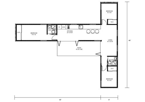 Shipping Container Cabin Floor Plans | Viewfloor.co