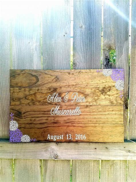 Rustic Guest Book Wedding Guest Book Rustic Wedding - Etsy