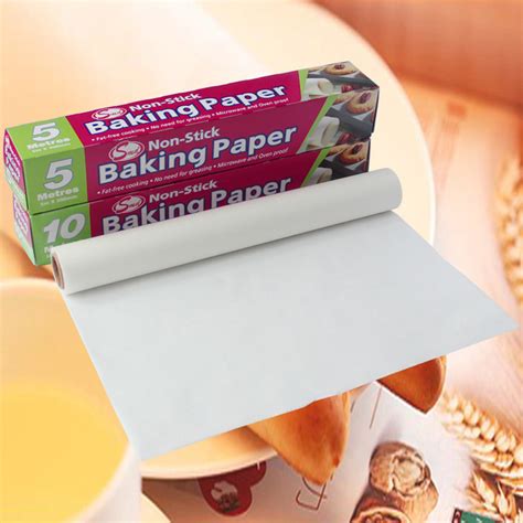 30# 5M/10M Baking Paper Parchment Paper Rectangle Baking Sheets for Bakery BBQ Party Oven ...