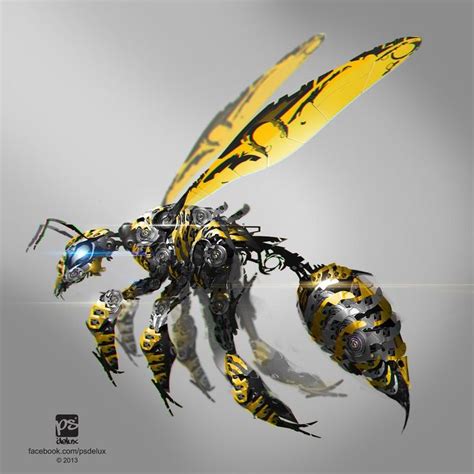 Image result for robot bees | Robot animal, Robot art, Creature concept art