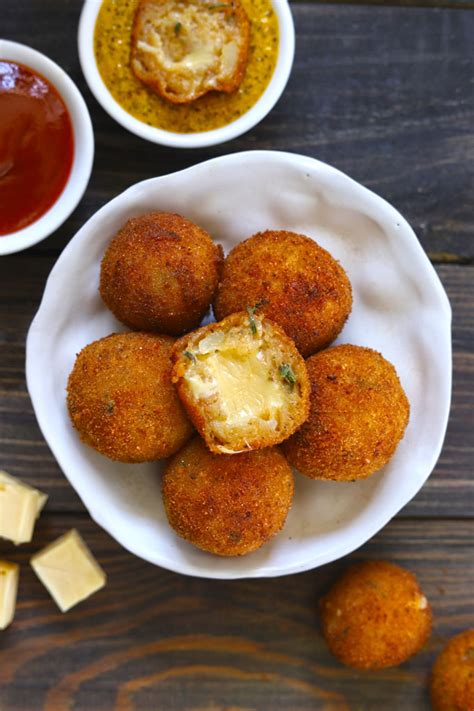 Potato Cheese Balls Recipe - Fun FOOD Frolic