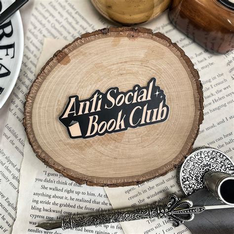 Anti Social Book Club Sticker