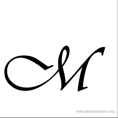 M letter | Cursive letters fancy, Lettering, Lettering alphabet