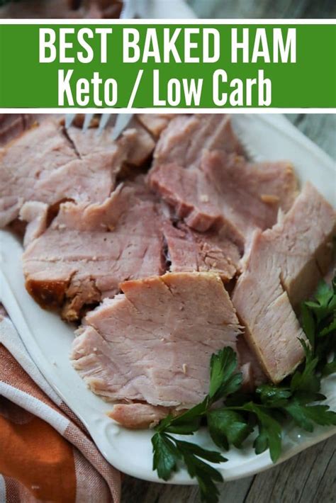 Baked Keto Ham Recipe with a Sugar-Free Glaze | Kasey Trenum