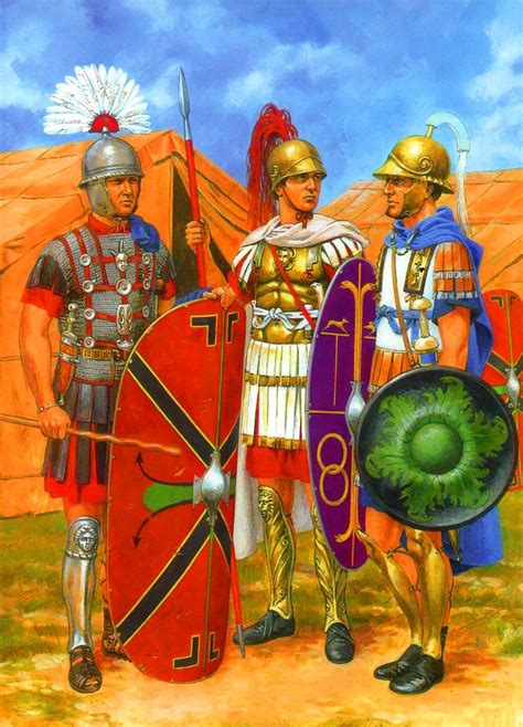 Roman Centurion, Legate and Cavalry Officer, Gallic War | Legión romana, Emperadores romanos ...