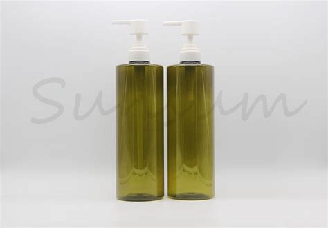 1000ml Green Color Cosmetic Hair Care Shampoo Bottle with White Lotion ...