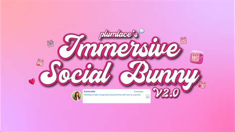 Immersive Social Bunny Mod for The Sims 4 - YouTube