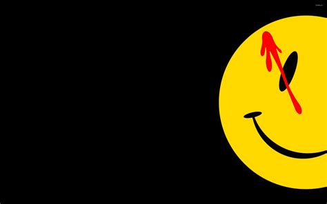 Comedian's badge reaching from the darkness - Watchmen wallpaper - Movie wallpapers - #47406