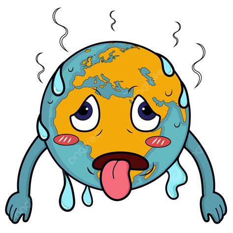 Global Warming Clipart PNG Images, Global Warming Illustration With ...