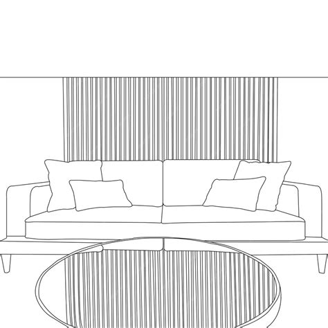 Premium Vector | Ine art living room vector illustration