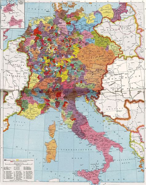 The Holy Roman Empire in 1250 [1,561 × 1,972]. : MapPorn