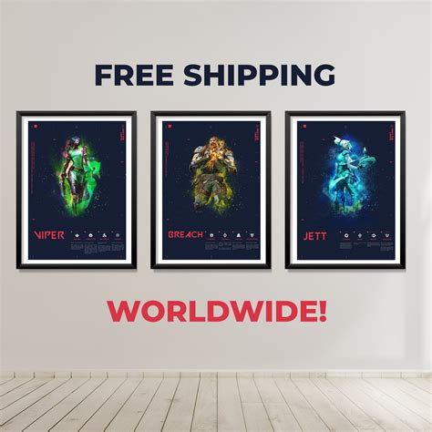 Valorant Poster Set Gaming Posters Valorant Agents Prints | Etsy in 2022 | Gaming posters ...