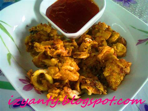 IzyantyPersonalTaste: Resepi : sotong goreng tepung crunchy