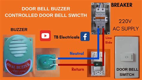 Door Buzzer System Wiring Diagram