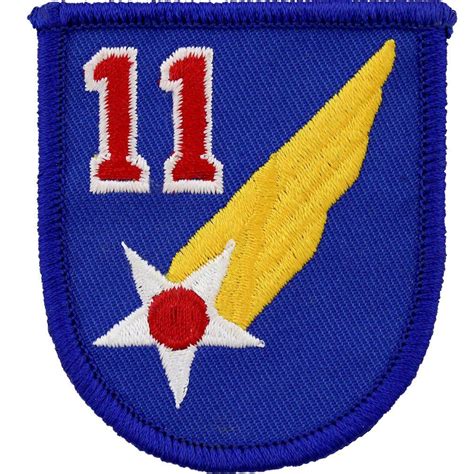 WWII Army Air Corps 11th Air Force Class A Patch | Army patches, Us ...