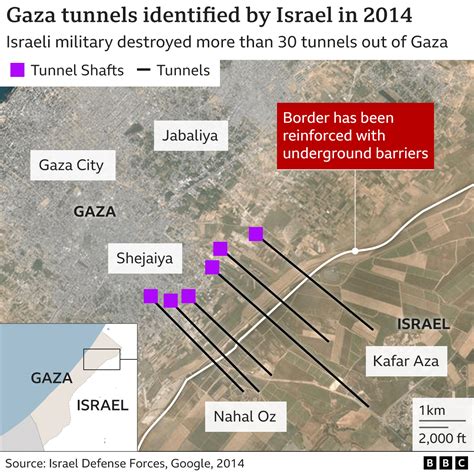 Israel targets Hamas’s labyrinth of tunnels under Gaza - BBC News