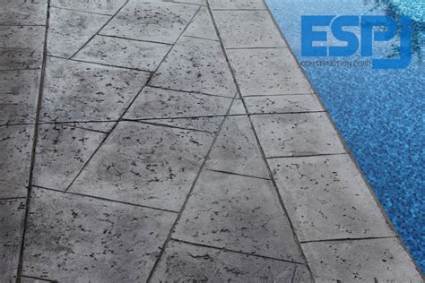 Stamped Concrete Resurfacing - ESPJ Construction