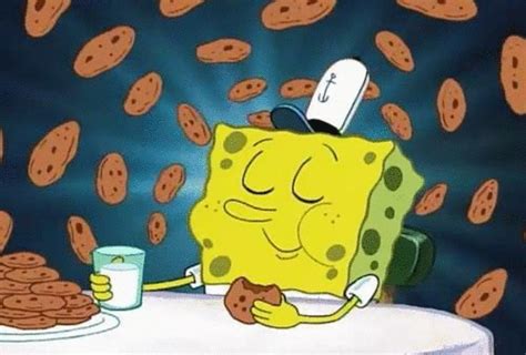 Spongebob Eating Cookies GIF | GIFDB.com