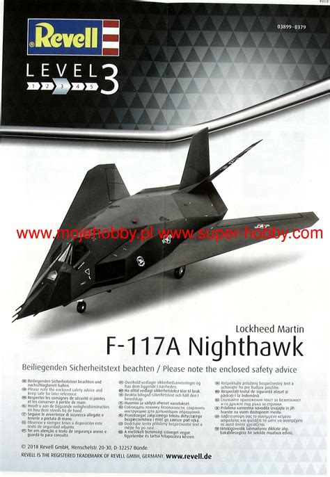 F-117 Stealth Fighter Revell 03899