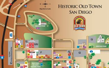 Old Town San Diego Map Of Restaurants - Gillan Dianemarie