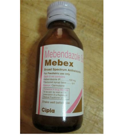 Medicine Grade Mebendazole Syrup, Packaging Type: Bottles, | ID: 4370550555