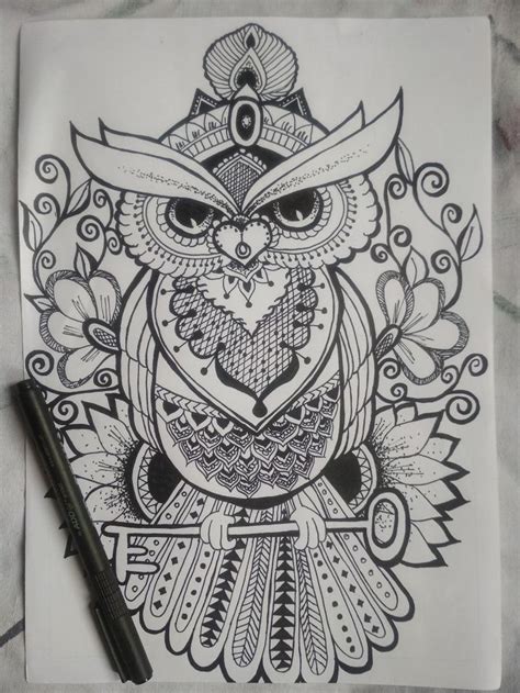 Pin on ศิลปะเด็กประถม | Black and white art drawing, Pattern design drawing, Stilasi fauna