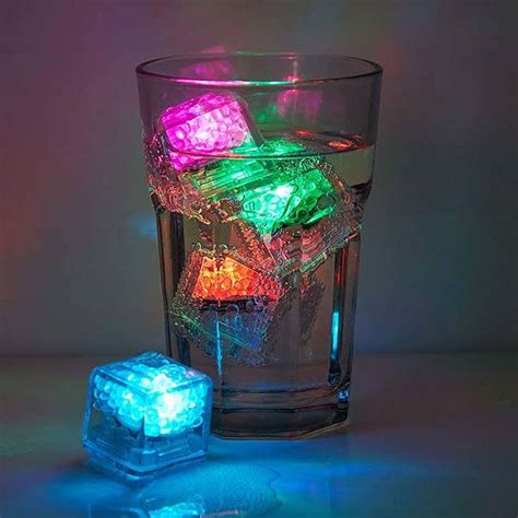 LED Color-Changing Ice Cube Set | Gadgetsin